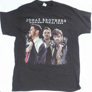 Jonas Brothers Happiness Begins Tour 2019 Concert T - Shirt Size L