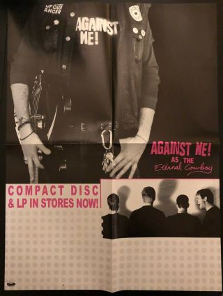 Against Me Eternal Cowboy Promo Poster Ex Never Hung 18x24