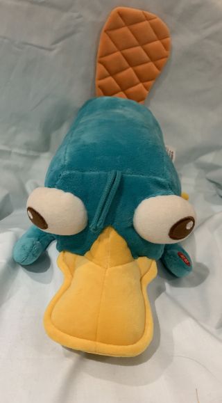 Disney Parks Phineas & Ferb “perry The Platypus” Plush Pillow Pet Authentic Rare