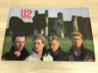 Vintage U2 Poster 1984 Forty Seconds Inc