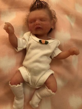 Full Body Silicone Baby Girl Sleeping 10 Inches