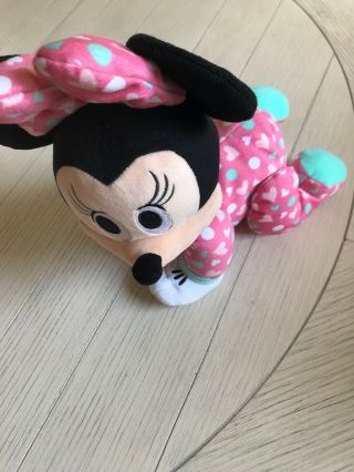 Disney Baby Minnie Mouse Musical Crawling Pal Plush Just Play Soothing Music 2