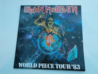 Iron Maiden 1983 World Piece Tour Programme