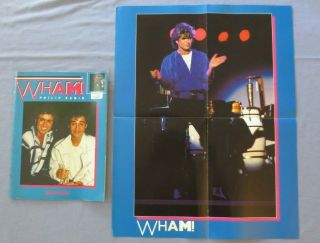 Wham Biography Book Philip Kamin George Michael Andrew Ridgeley,  Color Poster