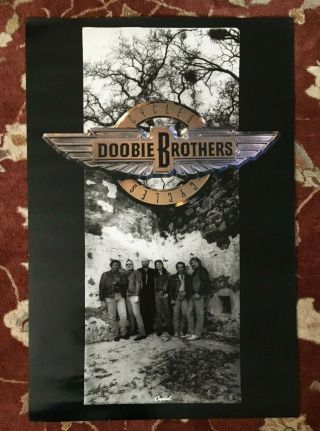 The Doobie Brothers Cycles Rare Promotional Poster From 1989