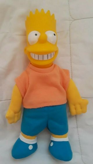 Complete set of The Simpsons Vinyl/ Plush Dolls from Burger King 1990 2