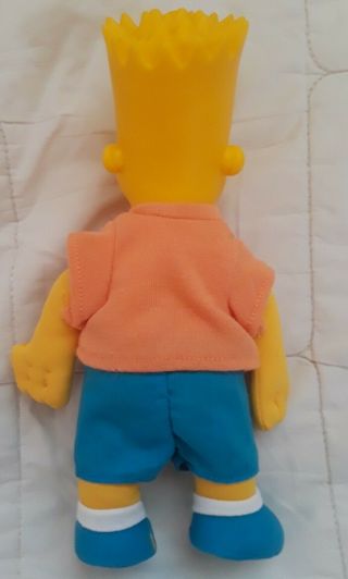 Complete set of The Simpsons Vinyl/ Plush Dolls from Burger King 1990 3