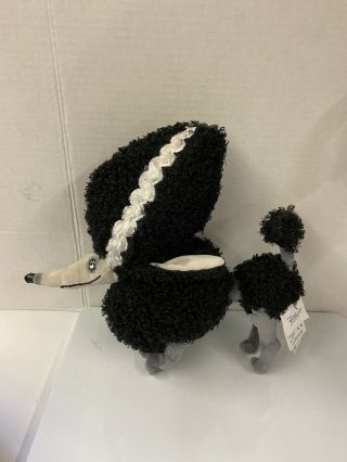 Disney Store Frankenweenie Persephone Plush Dog Tim Burton Bendable Legs Tail