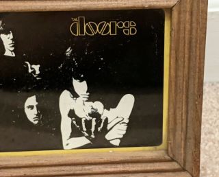 Rare Small Cool Vintage The Doors Glass Carnival Mirror 1970s Jim Morrison