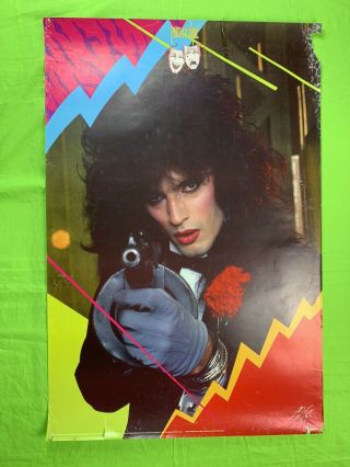Rare Motley Crue Tommy Lee Poster Fan Club 1985 Theatre Of Pain 36x24 Vintage