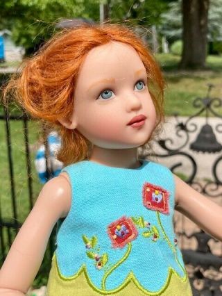 Helen Kish Signed Convention Doll 16 " Twice Is,  Red Hair Bjd Piper Doll