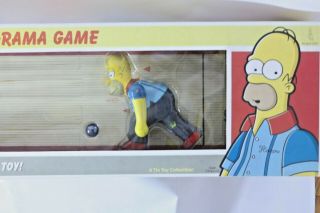 The Simpsons Barneys Bowl A Rama Game Tin Action Toy By Rocket 2002 Collectible