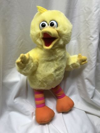 Sesame Street Big Bird Talking Peek A Boo Tyco 16 " Playtime 1996 Vtg See Video