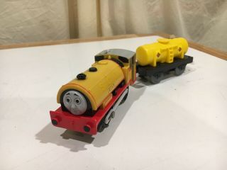 Tomy Motorized Ben With Yellow Oil Car For Thomas And Friends Trackmaster