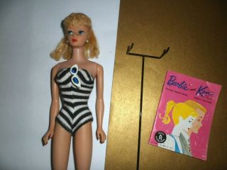 Vintage Barbie Ponytail 5 850 Blonde 1960 