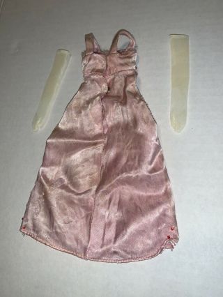 Francie Japanese Exclusive 2232 Pink Satin Hand Beaded Gown FR2232 2