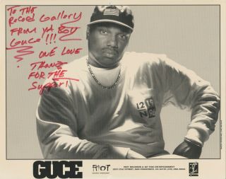 (signed) Guce - Clear And Present Danger 8x10 Promo Photo 1996