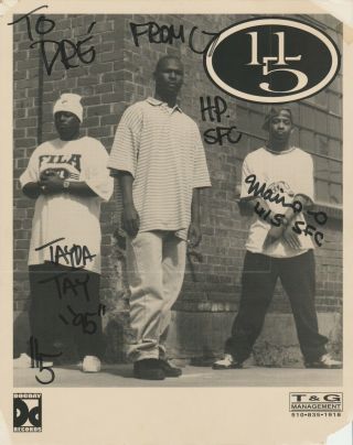 (signed) 11/5 - Fiendin 4 Tha Funk 8x10 Promo Photo 1995