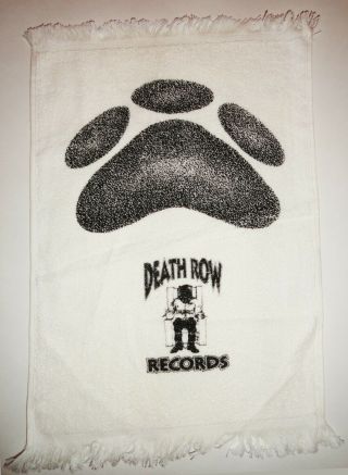 Dogg Pound / Death Row Records 11 X 17 Promo Towel (white) Rare