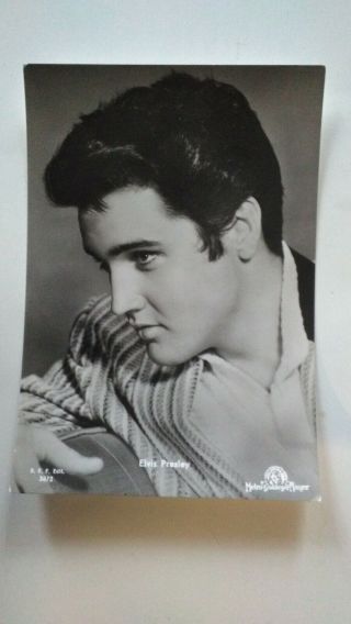 Elvis Presley Vintage Mgm Jailhouse Rock Postcard Italy 1958 Cm 15 X 10