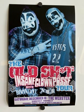 Icp Old Sh T Tour Poster 11x17” - Boondox Amb Axe Murder Boys Insane Clown Posse