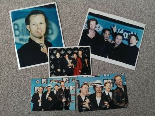 Bundle Of Official Press/promo Photos For Metallica 1996/8