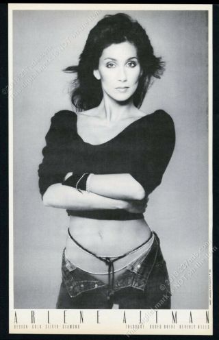 1983 Cher Big Sexy Photo Arlene Altman Fashions Harry Langdon Vintage Print Ad