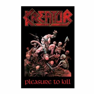 Kreator Pleasure To Kill Tapestry Fabric Poster Flag Cloth Wall Banner