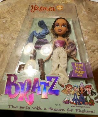 Rare Mga Bratz Yasmin 1st Edition Nib Fashion Doll (2001)
