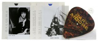 Gary Moore 1983 – 1989 Press Releases & U.  K.  Shaped Picture Disc