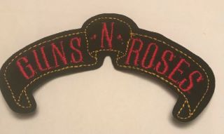 Vintage 1980s Guns N Roses Patch Rock Band Metal 5” Slash Axel Rose Gnr