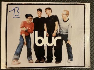 Very Rare Blur 1999 13 Lp Promo Poster,  Stickers