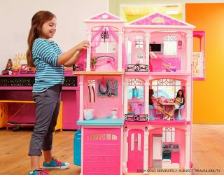 Mattel Barbie 3 Floor DreamHouse Doll House Playset Pink FFY84 - 9997 2015 4 ft 3