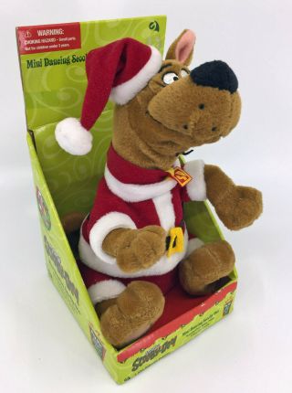 Gemmy Mini Dancing Singing 8 " Scooby Doo Animated Christmas Plush Holiday 2002