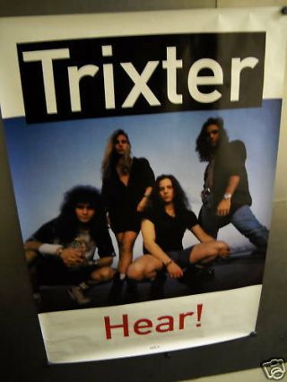 Trixter Large Rare 1992 Promo Poster From Hear