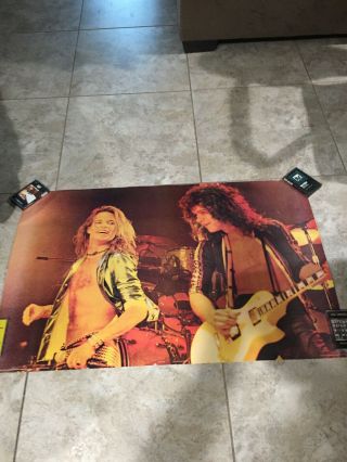 Vintage Van Halen 1979 Import Poster Edward Van Halen David Lee Roth