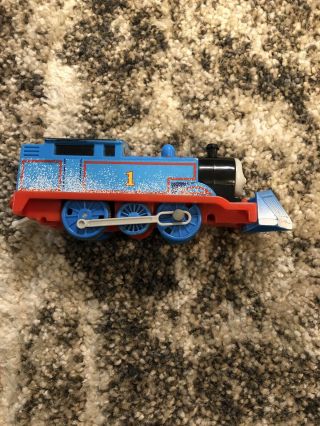 Thomas & Friends Snow Plow Clearing Trackmaster Motorized Train Engine 2009