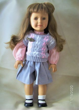 Gotz Modell 18 " Pre American Girl Romina Type All Vinyl Doll C.  1985