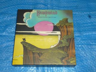 Hawkwind Warrior On The Edge Of Time Empty Promo Box Japan For Mini Lp Hq Cd