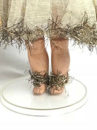 Boxed Antique Vintage Old Christmas Tree Fairy Angel Doll Decoration Germany R 6