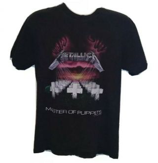 Vintage 1994 Metallica Master Of Puppets T - Shirt Men Large Heavy Metal Band Tour