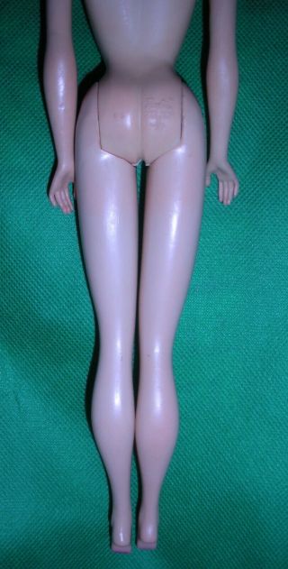 Vintage 1959 Pale 2 / 3 Ponytail Barbie Body 850 Mattel Japan 5