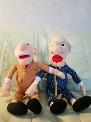 Statler And Waldorf Toy Factory Plush Set The Muppets Sesame Street
