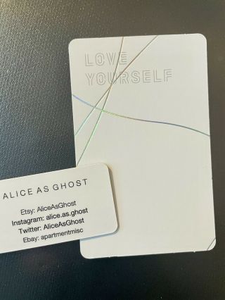 [US SELLER] Official BTS Love Yourself Her Version O Jimin Photocard 2