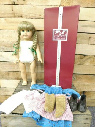 Retired American Girl Pleasant Company Kirsten White Body Doll With Box