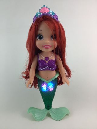 Disney Princess Talking Colors Of The Sea Ariel Mermaid Light Up Doll 2015 Jakks