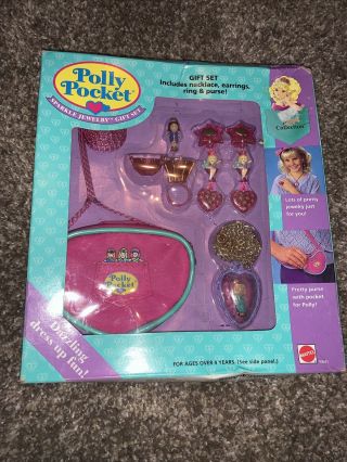 Polly Pocket Nib Sparkle Jewelry Gift Set Vintage 1994