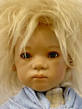 Annette Himstedt Michel 2002 Limited Edition Of 277 World Wide Little Boy Doll.