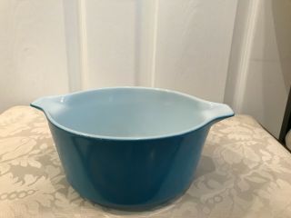 Vintage Pyrex Blue Casserole Dish 471 - B 1 1/2 Qt No Lid