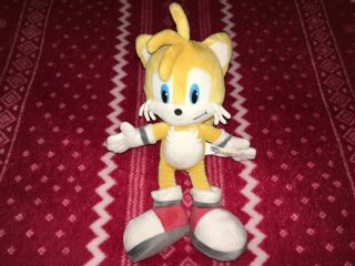 Official Sega Prize Europe 8” Tails Sonic Plush Toy Doll Uk X Small